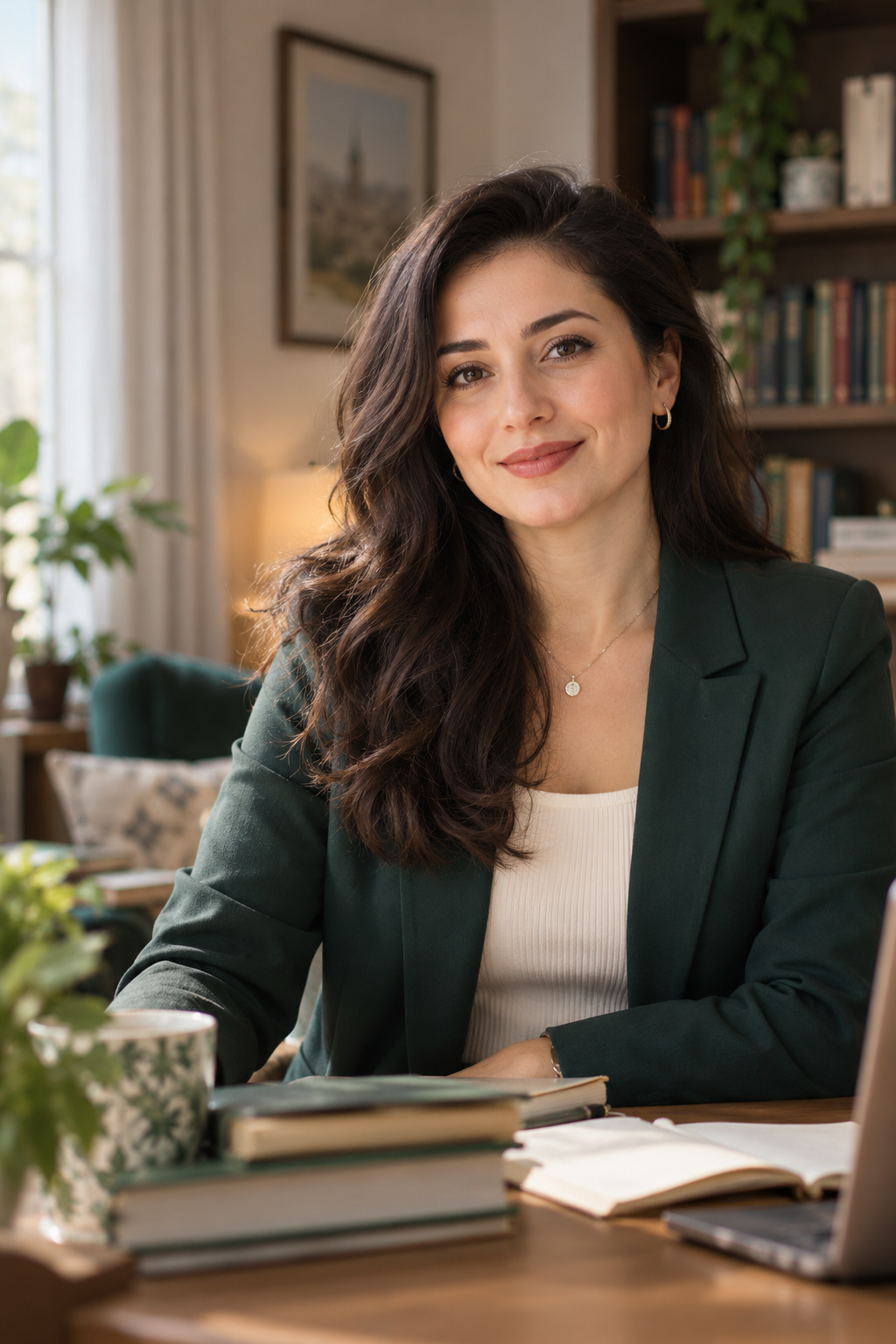 Professional language tutor portrait placeholder